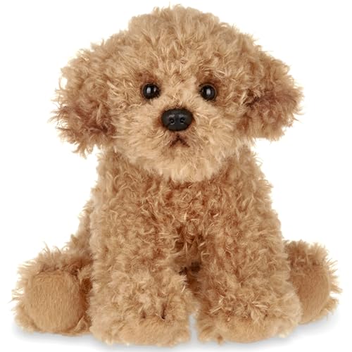 Bearington Lil' Doodles Labradoodle Kleiner Plüschwelpe, Hundestofftier, 6,5 Zoll von Bearington Collection