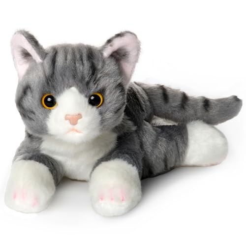 Bearington Lil' Socks Kleines Plüschtier mit Katze, 20,3 cm von Bearington Collection