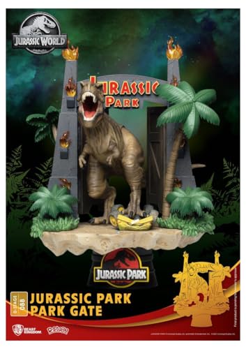 Beast Kingdom Toys Beast Kingdom - Jurassic Park DS-088 Park Gate D-Stage 6 Statue von Beast Kingdom