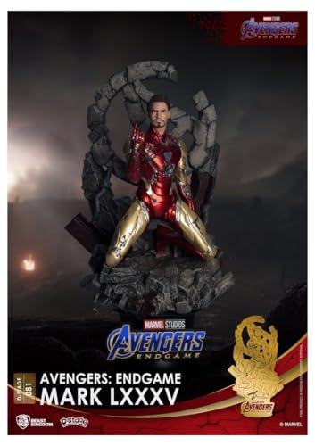 Beast Kingdom Avengers Endgame: Iron Man MK85 DS-081 D-Stage Statue, Mehrfarbig von Beast Kingdom