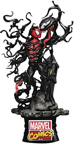 Beast Kingdom DS-040 D-Stage-Statue, Marvel Comics, Spider-Man vs. Venom, Mehrfarbig von Beast Kingdom