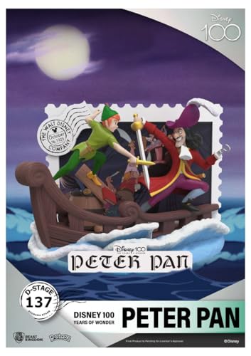 Disney 100th Anniversary D-Stage PVC Diorama Peter Pan 12 cm von Beast Kingdom