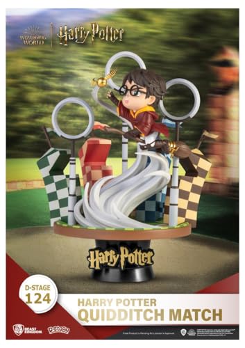 Beast Kingdom Figur Dstage Harry Potter Quidditch - Figura Harry Potter - Harry Potter Sammelfigur - Lizenzprodukt von Beast Kingdom