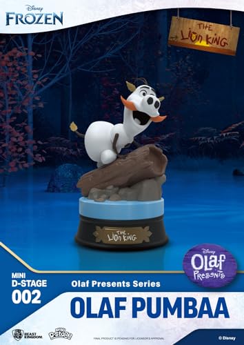 Beast Kingdom - Figur Minidstage Disney Olaf Präsentiert Olaf Pumbaa von Beast Kingdom