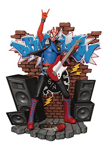 Beast Kingdom Figura D-Stage Marvel Spider-Man Cruzando EL Multiverso Spider-Punk von Beast Kingdom
