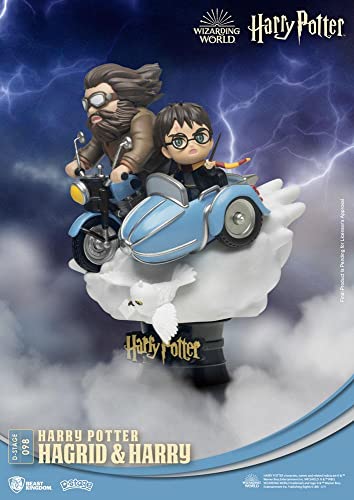 Beast Kingdom Toys Harry Potter Diorama PVC D-Stage Hagrid & Harry New Version 15 cm von Beast Kingdom