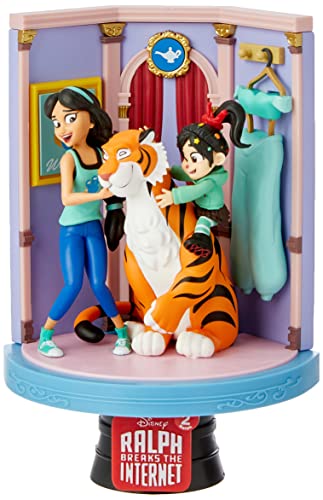 Beast Kingdom Toys Ralph Breaks The Internet D-Stage PVC Diorama Jasmine & Vanellope 15 cm, DS-025 von Beast Kingdom