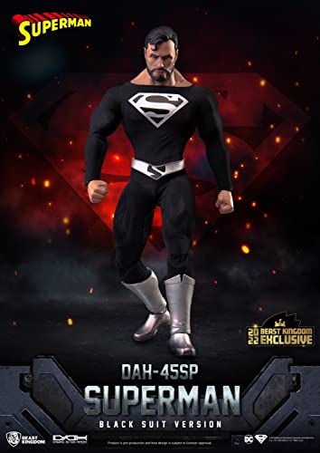 Beast Kingdom - Warner BROS DC Comics Superman Black Suit 1:9 Dynamic 8ction Heroes Actionfigur von Beast Kingdom