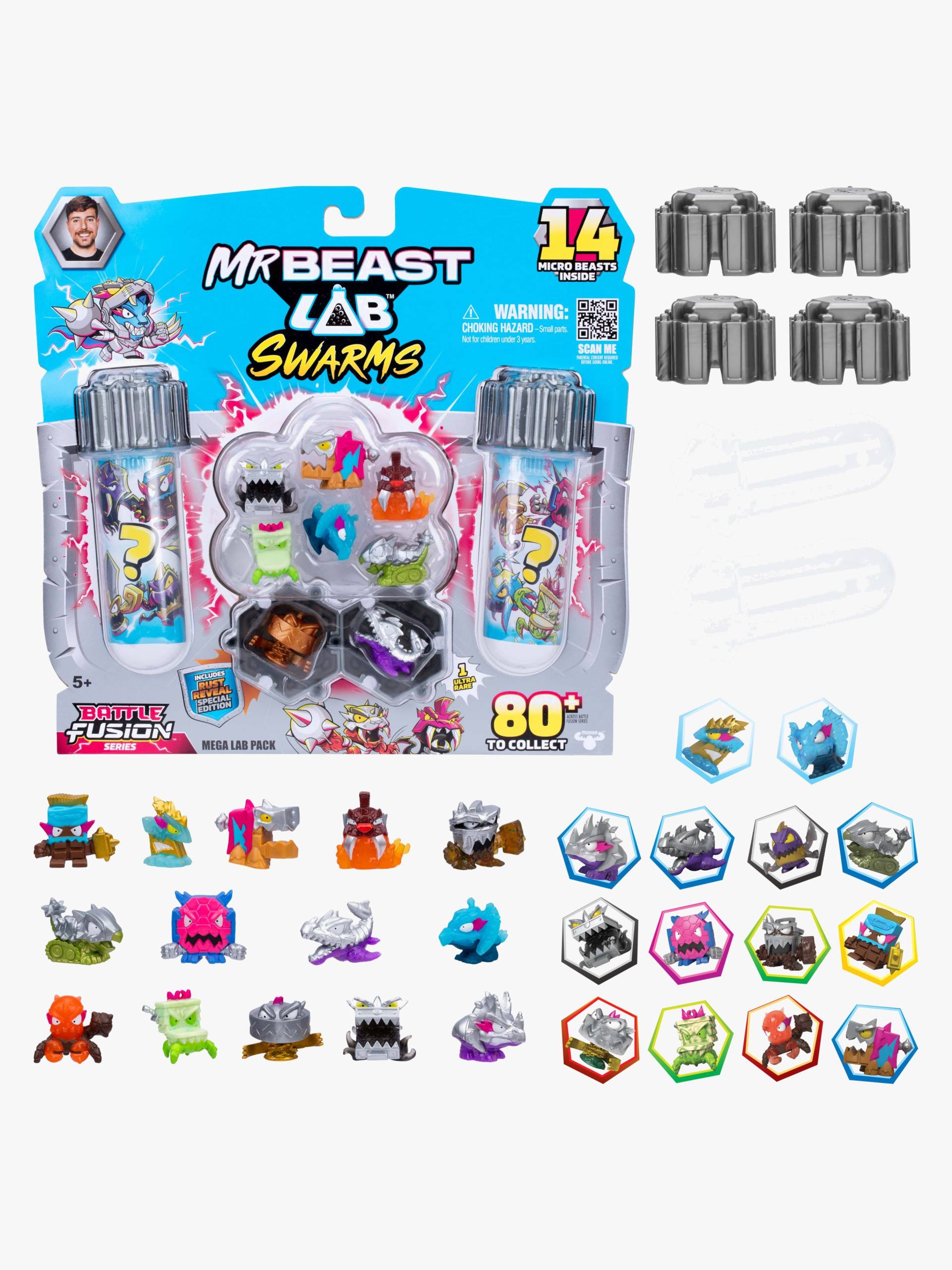Beast Lab Swarms Sammelfiguren Battle Fusion Surprise 14er-Pack von Beast Lab