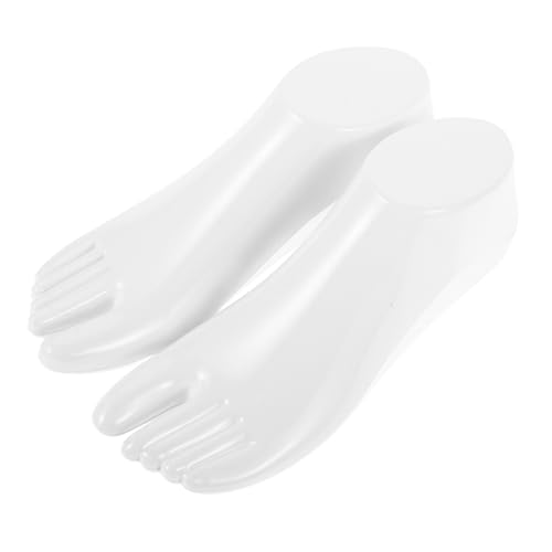 Beatifufu 1 Paar Realistisches Weibliches Fußmodell Aus Kunststoff, Fußschaufensterpuppe Für Schuhe Und Socken, Display Für Einzelhandel Und Fotografie, Lebensechter Socken-Display-ständer Beatifufu 1 Paar Realistisches Weibliches Fußmodell Aus Kunststoff, Fußschaufensterpuppe Für Schuhe Und Socken, Display Für Einzelhandel Und Fotografie, Lebensechter Socken-Display-ständer von Beatifufu