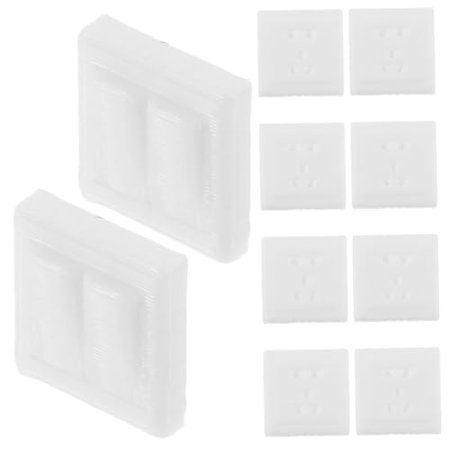 Beatifufu 10 Sätze Miniatur Schalter Steckdosen Modellbau Mini Haus Bausatz für DIY Enthusiasten Miniatur Gebäude Zubehör für Puppenhaus und Modellbau von Beatifufu