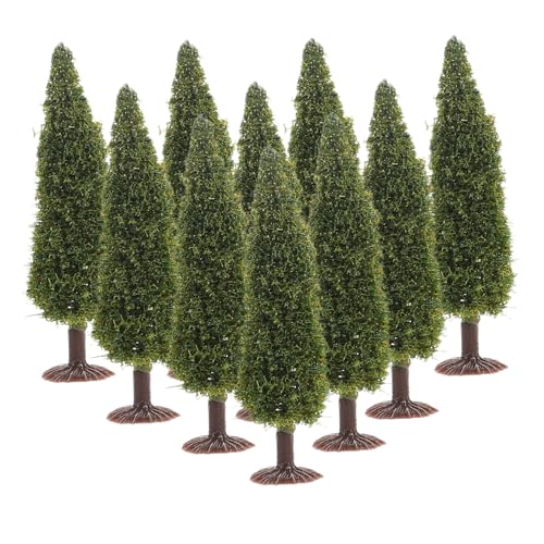Beatifufu Miniatur-pflanzenmodelle 10er-Pack Kiefernbäume Aus Kunststoff für Tischlandschaften Beatifufu Miniatur-pflanzenmodelle 10er-Pack Kiefernbäume Aus Kunststoff für Tischlandschaften von Beatifufu