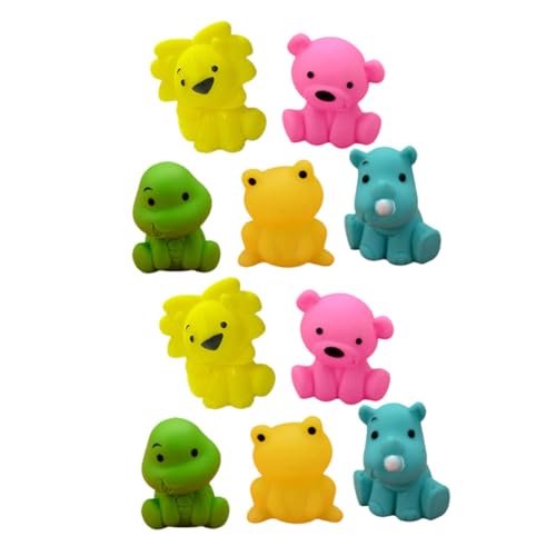 Beatifufu 10 Stück Teiliges Badespielzeug für Cartoon Tier Design Weiche Vinyl Squeeze Spielzeuge Langlebig Leicht und Kompakt für Badewanne und Wasserspaß Junge Mädchen und Kleinkinder Beatifufu 10 Stück Teiliges Badespielzeug für Cartoon Tier Design Weiche Vinyl Squeeze Spielzeuge Langlebig Leicht und Kompakt für Badewanne und Wasserspaß Junge Mädchen und Kleinkinder von Beatifufu