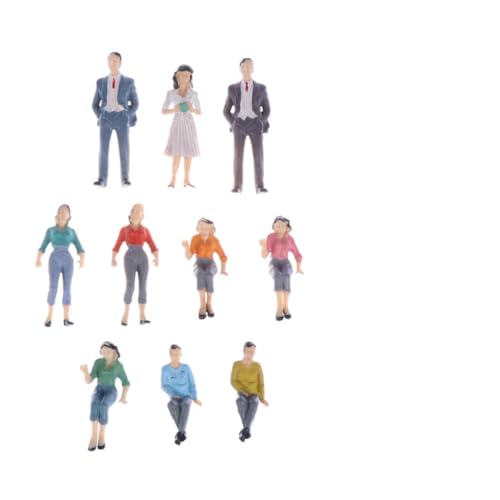 Beatifufu 10 Stück Teiliges Bemalte Kunststoff Figuren für Modelleisenbahn Detailgetreu Verschiedene Posen Miniatur Menschen für Zugstations Layout und Architektonische Zufällige Farbe Beatifufu 10 Stück Teiliges Bemalte Kunststoff Figuren für Modelleisenbahn Detailgetreu Verschiedene Posen Miniatur Menschen für Zugstations Layout und Architektonische Zufällige Farbe von Beatifufu