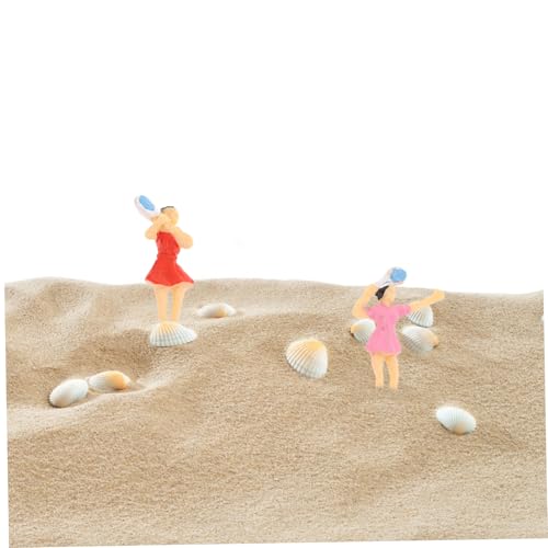 Beatifufu 12 Stück Maßstab Hohe DIY Architektur Modellbau Figuren für Sandtisch Dekoration und Bastelbedarf von Beatifufu