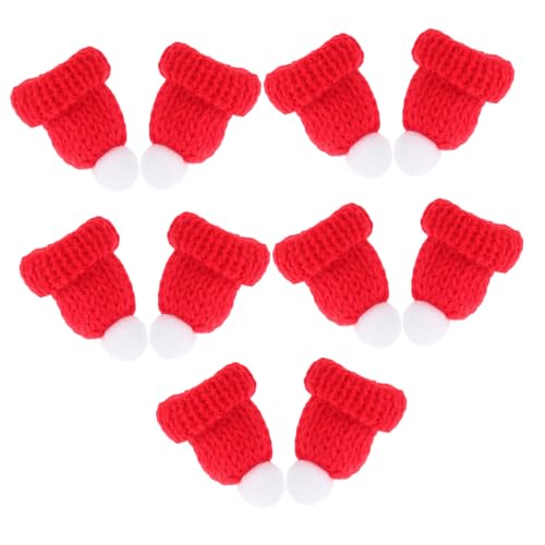 Beatifufu 12 Stück Teiliges Mini Weihnachtsmützen aus Weichem Material Kreative DIY Weihnachtsdeko Gestrickte Mini Hüte für Basteln und Festliche Tischdekoration Rot für Familien Beatifufu 12 Stück Teiliges Mini Weihnachtsmützen aus Weichem Material Kreative DIY Weihnachtsdeko Gestrickte Mini Hüte für Basteln und Festliche Tischdekoration Rot für Familien von Beatifufu