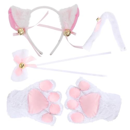 Beatifufu 1Satz Katzenohren Stirnband Teiliges Cosplay Kostüm für Damen mit Katzenohren und Perfektes Outfit für Karneval Maskeraden und Cosplay Partys Beatifufu 1Satz Katzenohren Stirnband Teiliges Cosplay Kostüm für Damen mit Katzenohren und Perfektes Outfit für Karneval Maskeraden und Cosplay Partys von Beatifufu