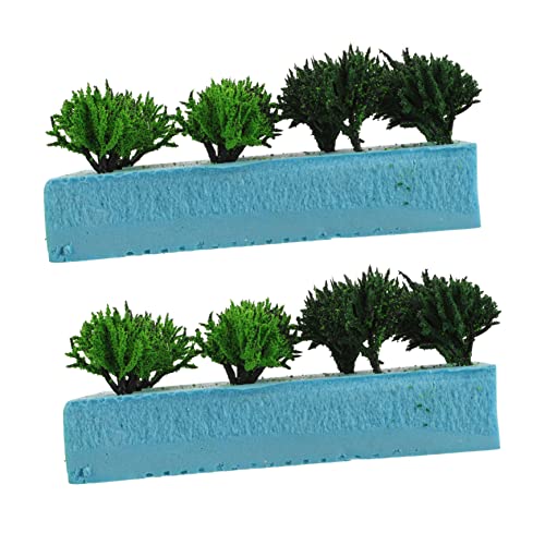 Beatifufu 2 Boxen Militärische Miniatur buschmodelle Sandtisch Landschaftsbau Realistische Diorama Modellbau Pflanzen Künstliche Mikro landschaftsdeko für DIY Gestaltung von Beatifufu