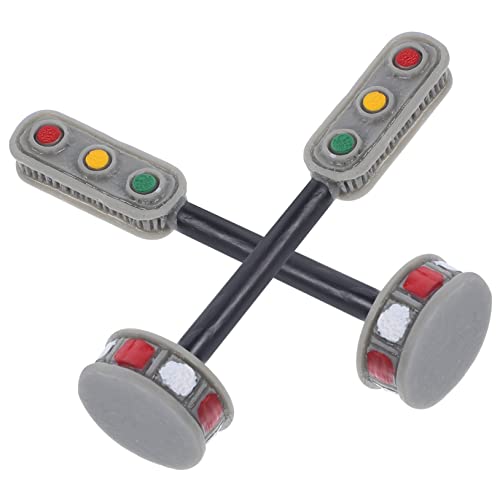 Beatifufu 2 Stück Mini Verkehrssignal Modell Lampe für Puppenhaus Kinderspielzeug zur Frühen Bildung Maßstab Zubehör für Miniatur Dekoration Beatifufu 2 Stück Mini Verkehrssignal Modell Lampe für Puppenhaus Kinderspielzeug zur Frühen Bildung Maßstab Zubehör für Miniatur Dekoration von Beatifufu