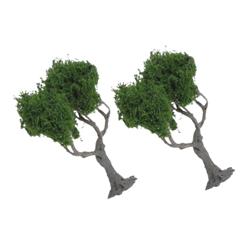 Beatifufu 2 Stück Miniatur-baummodell: 10 cm Mikro-landschaftsmodellbaum – Simulation Winziger Pflanzen Für Straßenarchitektur, Gebäude, DIY-Dekoration, Sandtisch von Beatifufu