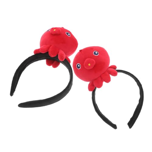 Beatifufu 2 Stück Roten Kostüm Haarband Lustiges Meereslebewesen Party Accessoire für Geburtstagsfeiern Cosplay und Gesichtswäsche Events für Fotos und Feiern Beatifufu 2 Stück Roten Kostüm Haarband Lustiges Meereslebewesen Party Accessoire für Geburtstagsfeiern Cosplay und Gesichtswäsche Events für Fotos und Feiern von Beatifufu