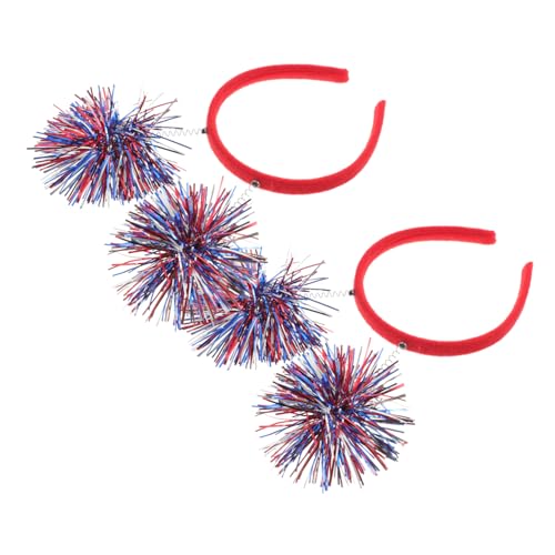 Beatifufu 2 Stück Teiliges Independence Day Haarreifen Langlebiger Stirnband Kopfschmuck Leichtes Party Headband für Damen und Mädchen Perfektes Of July Accessoire und Fotorequisite Beatifufu 2 Stück Teiliges Independence Day Haarreifen Langlebiger Stirnband Kopfschmuck Leichtes Party Headband für Damen und Mädchen Perfektes Of July Accessoire und Fotorequisite von Beatifufu