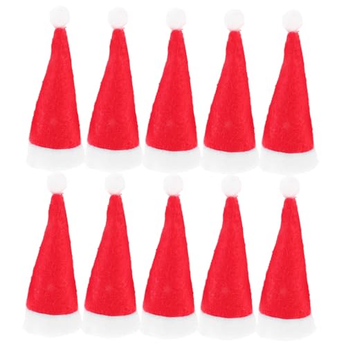 Beatifufu 24 Stck. Teiliges Mini Weihnachtsmütze aus Filz Leichte Mini Hüte für DIY Weihnachtsdeko als Lollipop Deko Partydekoration und Festliche Bastelideen Passend für Süßigkeiten und Beatifufu 24 Stck. Teiliges Mini Weihnachtsmütze aus Filz Leichte Mini Hüte für DIY Weihnachtsdeko als Lollipop Deko Partydekoration und Festliche Bastelideen Passend für Süßigkeiten und von Beatifufu