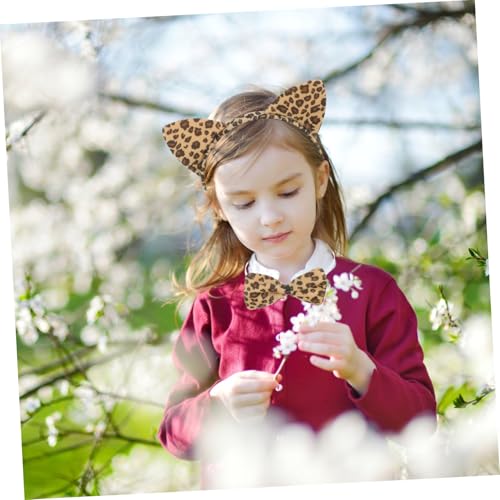 Beatifufu 3 Sätze Teiliges Katzenohren Cosplay Set mit Leopardenmuster Kopfband und Schleife für Jungen und Mädchen Bequemes Stoffmaterial für Karneval Fasching und Kinderpartys Beatifufu 3 Sätze Teiliges Katzenohren Cosplay Set mit Leopardenmuster Kopfband und Schleife für Jungen und Mädchen Bequemes Stoffmaterial für Karneval Fasching und Kinderpartys von Beatifufu