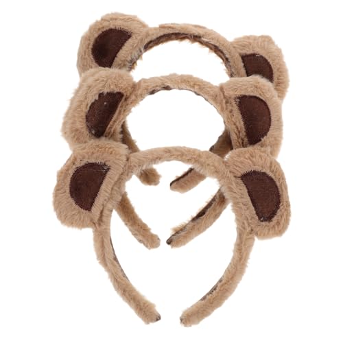 Beatifufu 3 Stück Fluffiges Teiliges Plüsch Bärenohren Haarband Weicher Haarreif mit Niedlichen Tierohren Bequemes Stirnband für Frauen und Mädchen für Cosplay Party und Alltagsdekoration Beatifufu 3 Stück Fluffiges Teiliges Plüsch Bärenohren Haarband Weicher Haarreif mit Niedlichen Tierohren Bequemes Stirnband für Frauen und Mädchen für Cosplay Party und Alltagsdekoration von Beatifufu