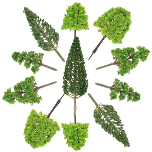 Beatifufu 30 Stück Teiliges Miniatur Baum aus Hochwertigem Realistische Formen Langlebig für Sandtisch DIY Mikrolandschaft Gartenornamente und Kreative Mini Garten deko von Beatifufu