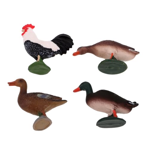 Beatifufu 4 Mini Hühner Und Entenfiguren Realistische Tierstatuen Für Garten Und Mikrolandschaftsdekorationen Simulation Von Enten Und Hühnerornamenten Beatifufu 4 Mini Hühner Und Entenfiguren Realistische Tierstatuen Für Garten Und Mikrolandschaftsdekorationen Simulation Von Enten Und Hühnerornamenten von Beatifufu