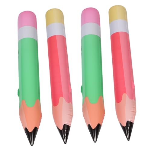 Beatifufu 4 Stück Aufblasbare Bleistift-luftballons, Geburtstagsfeiern, Dekoration, Aufblasbare Bleistift-requisiten, Riesige Bleistift-schlauchboote, Bleistift-requisiten, Beatifufu 4 Stück Aufblasbare Bleistift-luftballons, Geburtstagsfeiern, Dekoration, Aufblasbare Bleistift-requisiten, Riesige Bleistift-schlauchboote, Bleistift-requisiten, von Beatifufu