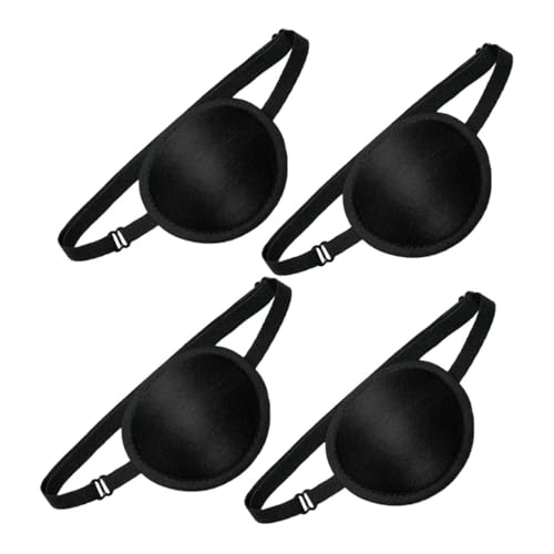 Beatifufu 4 Stück Teiliges Verstellbares Augenpflaster mit Schwarzer Umrandung Elastisch Langlebig und Waschbar für Augenklappen-therapie Rollenspiele und Halloween-kostüme Beatifufu 4 Stück Teiliges Verstellbares Augenpflaster mit Schwarzer Umrandung Elastisch Langlebig und Waschbar für Augenklappen-therapie Rollenspiele und Halloween-kostüme von Beatifufu