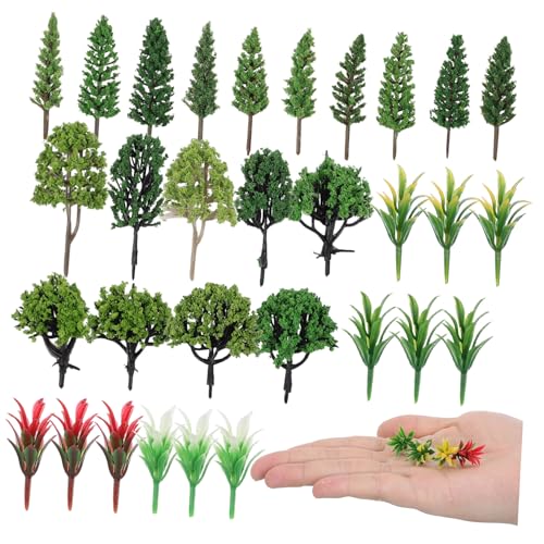 Beatifufu 40 Stück Teiliges Kleine Kiefern Modellbäume aus Robustem Kunststoff Gemischte Miniatur Bäume für Diorama Landschaftsbau Zubehör DIY Bastelbedarf für Miniaturwelten Beatifufu 40 Stück Teiliges Kleine Kiefern Modellbäume aus Robustem Kunststoff Gemischte Miniatur Bäume für Diorama Landschaftsbau Zubehör DIY Bastelbedarf für Miniaturwelten von Beatifufu