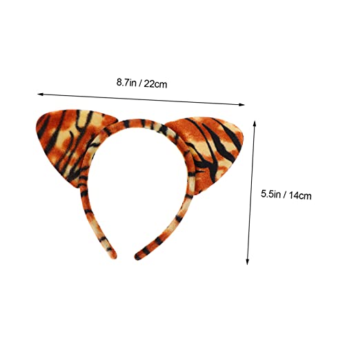 Beatifufu 5 Stück Leopard Katzenohren Stirnband Tiere Haarbänder Zubehör Für Tierhaare Kopfschmuck Für Tierohren Leoparden-haarreifen Stirnband Tier Tigerohren Haarband Stoff Beatifufu 5 Stück Leopard Katzenohren Stirnband Tiere Haarbänder Zubehör Für Tierhaare Kopfschmuck Für Tierohren Leoparden-haarreifen Stirnband Tier Tigerohren Haarband Stoff von Beatifufu