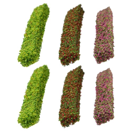 Beatifufu 6 Stück Teiliges Miniatur dekobüsche für Modellbau Landschaftsgestaltung Realistische Statische Pflanzen in Grün mit Roten Gelben und Violetten Blüten Lang Geeignet für Beatifufu 6 Stück Teiliges Miniatur dekobüsche für Modellbau Landschaftsgestaltung Realistische Statische Pflanzen in Grün mit Roten Gelben und Violetten Blüten Lang Geeignet für von Beatifufu