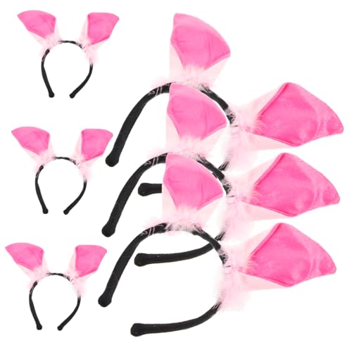 Beatifufu 6 Stück Teiliges Tier Stirnband für Weicher Elastischer Haarreif Dekoratives Cosplay Haar Accessoire für Kostümparty Karneval und Kindergartenauftritte von Beatifufu