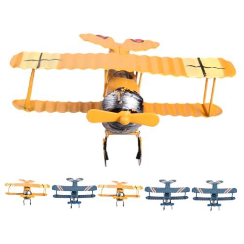 Beatifufu 6 Stück Vintage Metall Flugzeugmodelle Retro Biplane Flugzeuge für Kinderzimmer Kindergarten Büro Dekoration Hängend Stehend Leicht und Tragbar Kreative Party Deko Beatifufu 6 Stück Vintage Metall Flugzeugmodelle Retro Biplane Flugzeuge für Kinderzimmer Kindergarten Büro Dekoration Hängend Stehend Leicht und Tragbar Kreative Party Deko von Beatifufu