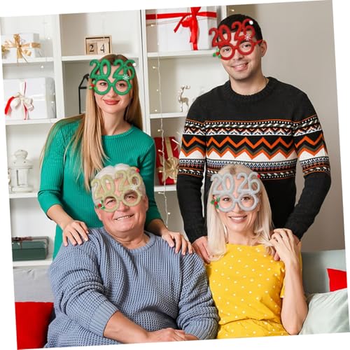 Beatifufu 8 Stück Teiliges Year Headwear mit Glitzer Brillen und Haarreifen Festliches Partyzubehör für Silvesterfeiern Vielseitiges Foto Requisit für Neujahrsveranstaltungen Beatifufu 8 Stück Teiliges Year Headwear mit Glitzer Brillen und Haarreifen Festliches Partyzubehör für Silvesterfeiern Vielseitiges Foto Requisit für Neujahrsveranstaltungen von Beatifufu