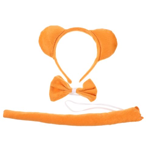 Beatifufu Bärenohren Stirnband mit und Fliege Tierkostüm Zubehör für Halloween Cosplay Party und Erwachsene Weiches Haaraccessoire Auffällige Bärenverkleidung Beatifufu Bärenohren Stirnband mit und Fliege Tierkostüm Zubehör für Halloween Cosplay Party und Erwachsene Weiches Haaraccessoire Auffällige Bärenverkleidung von Beatifufu