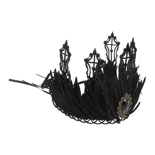 Beatifufu Barock Vintage Tiara Damen Krone Haarschmuck Kopfstück für Hochzeit Cosplay Königin Kostüm Komfortabel Tragbar Stilvolle Gothic Accessoire Beatifufu Barock Vintage Tiara Damen Krone Haarschmuck Kopfstück für Hochzeit Cosplay Königin Kostüm Komfortabel Tragbar Stilvolle Gothic Accessoire von Beatifufu