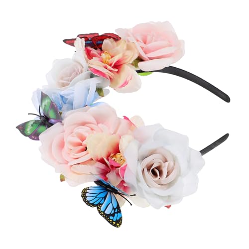 Beatifufu Boho Schmetterling Haarband mit Lebensechten Kunstblumen Stilvolles Stirnband für Damen Geeignet für Halloween Abschlussball und Partys Vielseitiges Haaraccessoire für Frauen Beatifufu Boho Schmetterling Haarband mit Lebensechten Kunstblumen Stilvolles Stirnband für Damen Geeignet für Halloween Abschlussball und Partys Vielseitiges Haaraccessoire für Frauen von Beatifufu