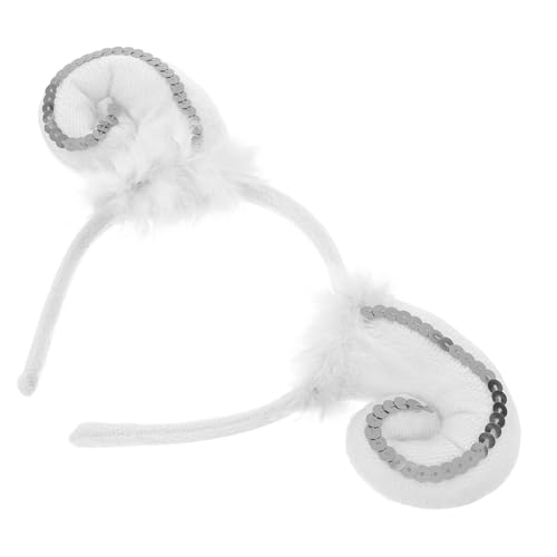 Beatifufu Cartoon Schafohren Haarreif Weiß mit Weichem Material Bequemes Stirnband für Party Halloween Kostüm Cosplay und Festliche Verkleidung für Damen und Erwachsene Beatifufu Cartoon Schafohren Haarreif Weiß mit Weichem Material Bequemes Stirnband für Party Halloween Kostüm Cosplay und Festliche Verkleidung für Damen und Erwachsene von Beatifufu