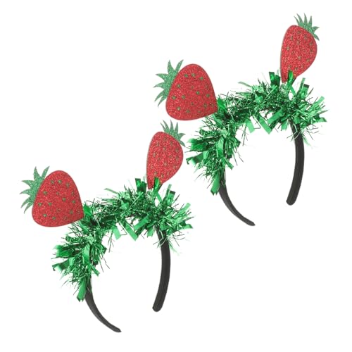 Beatifufu Erdbeeren Haarreif Frühlings-stirnband Party-haarreifen Festival-kopfschmuck Haarschmuck von Beatifufu