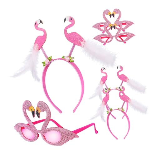 Beatifufu Flamingo Party Teilig Rosa Glitzer Stirnband Spaß Brillen Einzigartige Kopfbedeckung für Frauen Vielseitiges Partyzubehör für Geburtstagsfeiern und Zufällige Farbe Beatifufu Flamingo Party Teilig Rosa Glitzer Stirnband Spaß Brillen Einzigartige Kopfbedeckung für Frauen Vielseitiges Partyzubehör für Geburtstagsfeiern und Zufällige Farbe von Beatifufu