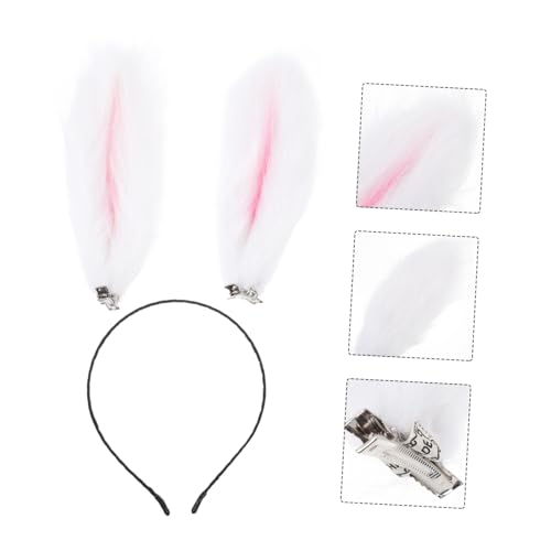 Beatifufu Flauschiger Hasenohren Haarreif Tier kostüm Haaraccessoire für Karneval Festival Party Erwachsene Bewegliche Ohren Dekorativer Kopfschmuck Einfach zu Tragen Beatifufu Flauschiger Hasenohren Haarreif Tier kostüm Haaraccessoire für Karneval Festival Party Erwachsene Bewegliche Ohren Dekorativer Kopfschmuck Einfach zu Tragen von Beatifufu