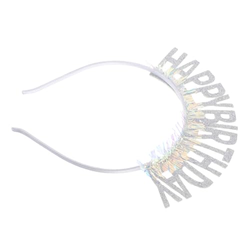 Beatifufu Glitzerndes Geburtstags Stirnband mit Tinsel Multifunktionaler Kopfschmuck für Frauen und Mädchen Passend Vielseitiges Haarband für Partys Hochzeiten und Festliche Anlässe von Beatifufu