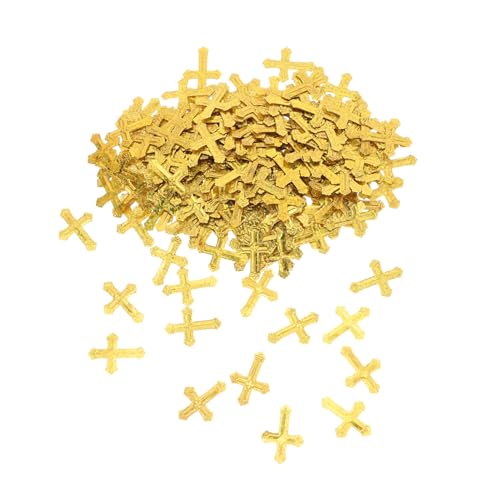 Beatifufu Goldene Kreuz Tischkonfetti Metallfolien Scatter für Religiöse Kommunion Taufe Geburtstag Hochzeit Party Dekoration Präzise Gestaltet für Einfache Anwendung und Strahlende Beatifufu Goldene Kreuz Tischkonfetti Metallfolien Scatter für Religiöse Kommunion Taufe Geburtstag Hochzeit Party Dekoration Präzise Gestaltet für Einfache Anwendung und Strahlende von Beatifufu