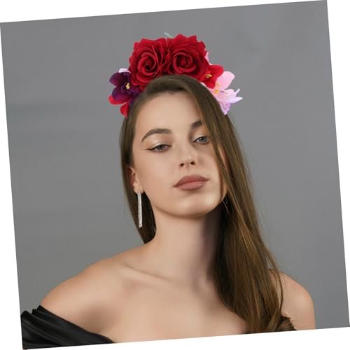 Beatifufu Halloween Rosenblumen Haarreif Leichtes Day Of The Dead Stirnband Künstliche Rosen Krone für Damen Kostüm Party Zubehör Vielseitig und Komfortabel für Festlichkeiten und Alltag Beatifufu Halloween Rosenblumen Haarreif Leichtes Day Of The Dead Stirnband Künstliche Rosen Krone für Damen Kostüm Party Zubehör Vielseitig und Komfortabel für Festlichkeiten und Alltag von Beatifufu