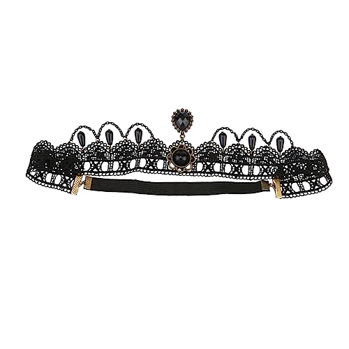 Beatifufu Halloween Spitze Haarband Damen Elastisches Schwarzes Stirnband mit Feinem Spitzen Design Dehnbar für Kopfgröße Modisches Halloween Kostüm Accessoire Beatifufu Halloween Spitze Haarband Damen Elastisches Schwarzes Stirnband mit Feinem Spitzen Design Dehnbar für Kopfgröße Modisches Halloween Kostüm Accessoire von Beatifufu